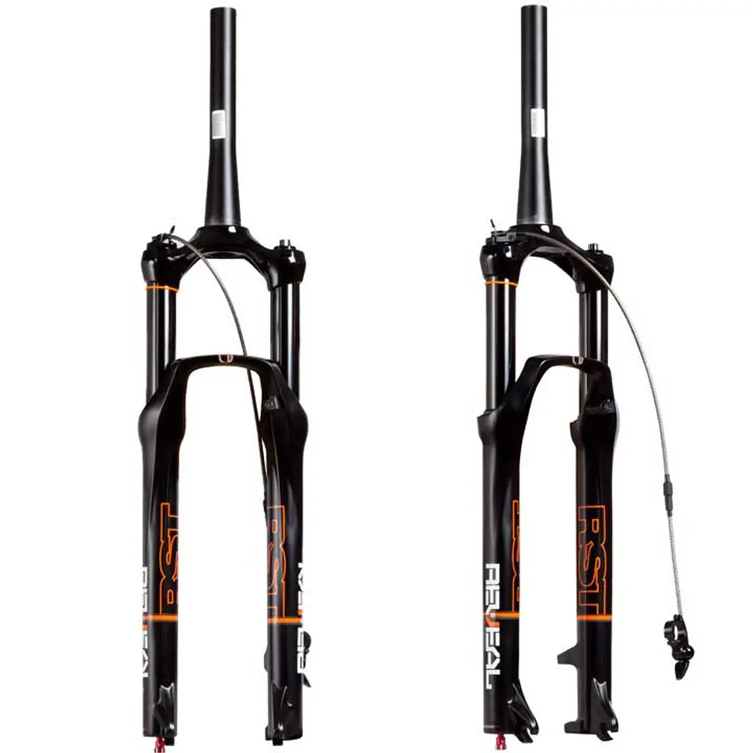 Horquilla RST Reveal 29" Tapered Negra – Suspensión MTB 15mm Thru Axle
