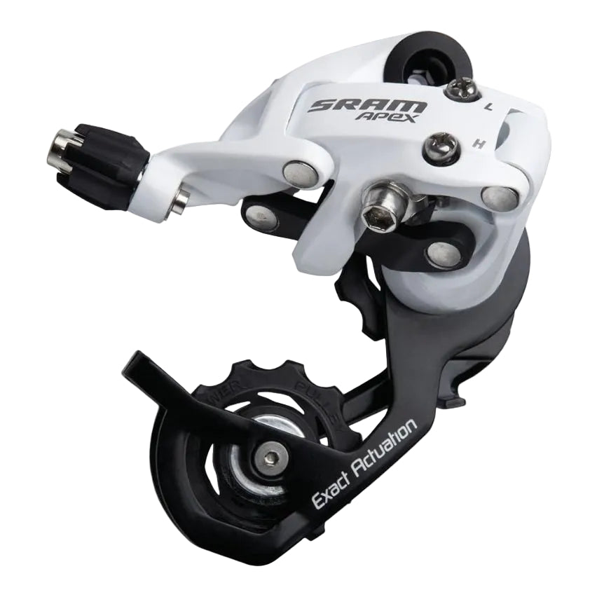 Cambio Trasero SRAM Apex 10 Velocidades Short Cage Blanco para Ruta