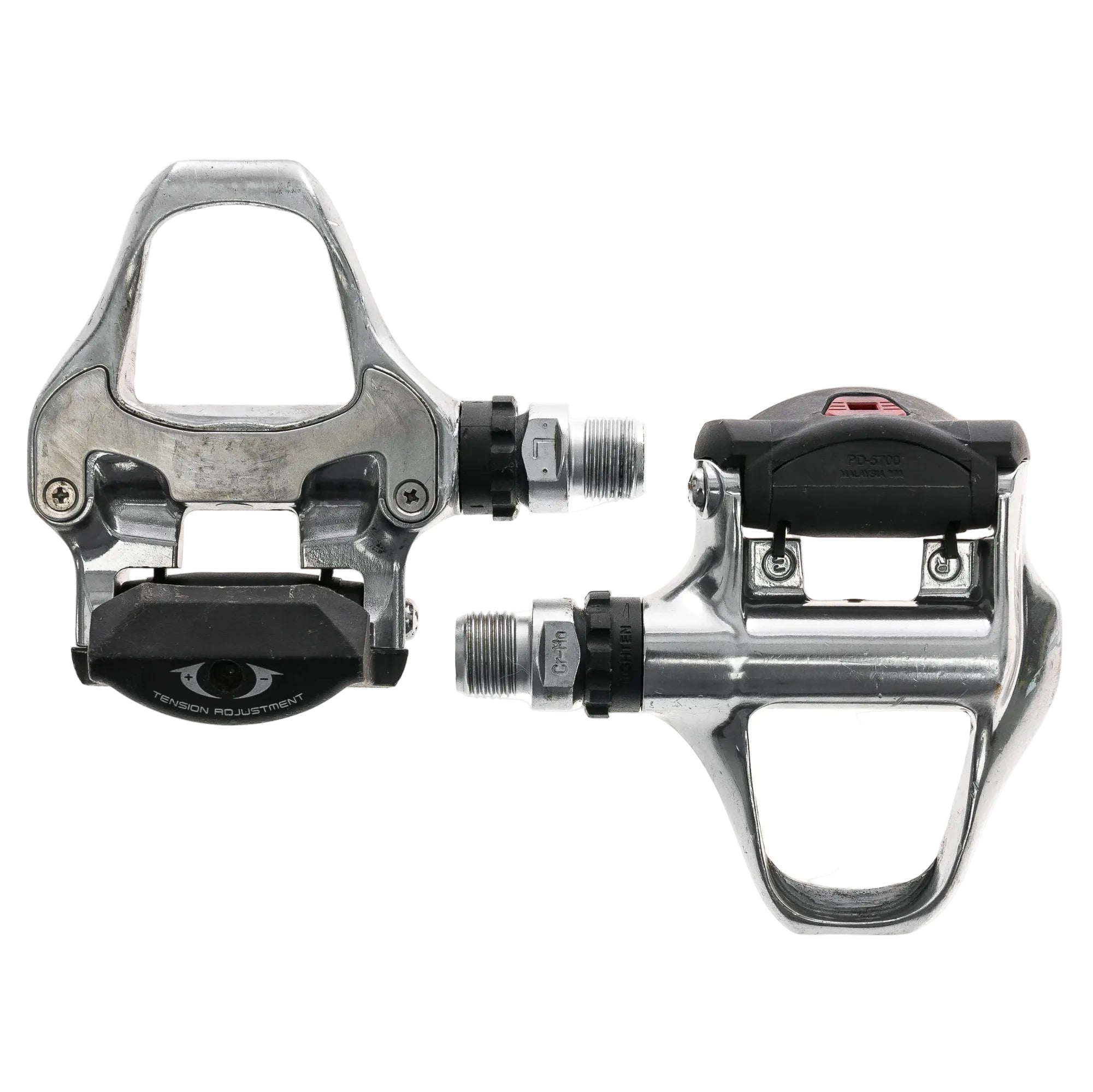 Pedales Shimano 105 PD-5700 SPD-SL Ruta Silver