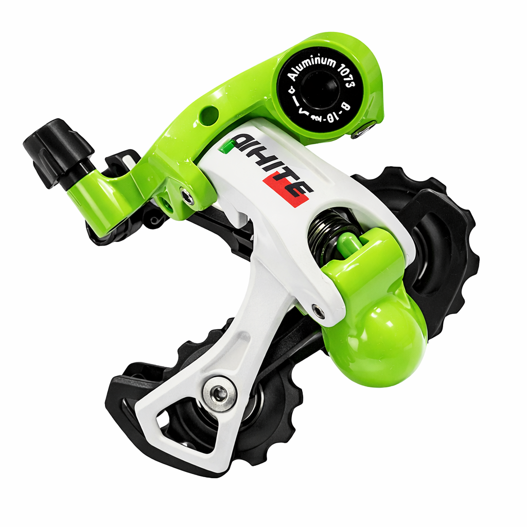 Cambio Trasero MicroSHIFT White RD-R67SGN 10 Velocidades Ruta Verde Blanco