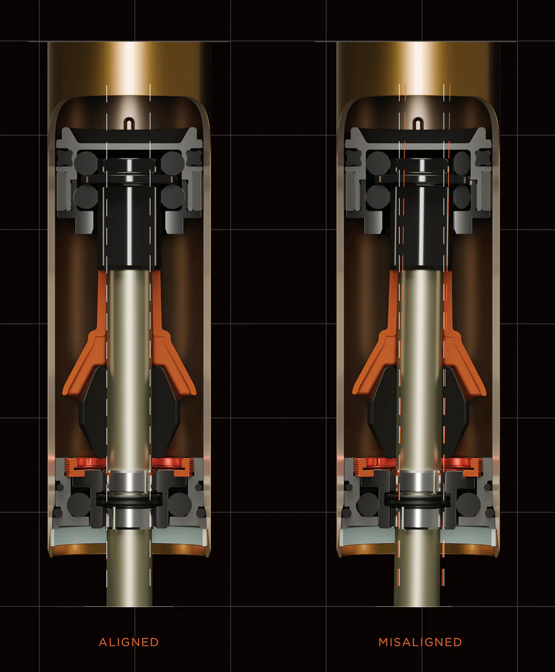 Horquilla Fox 36 Factory Float 29" Grip2 160mm Kashima Orange Boost